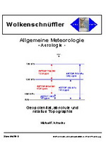 Geopotential, geopotentielles Meter gpm und m', absolute und relative Topographie, virtuelle Temperatur